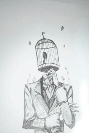#Archive #Art #Artshare #Sketch #Sketchtattoo #Sketchstyle #Cell #Canary #Bird #Freedom #illustration