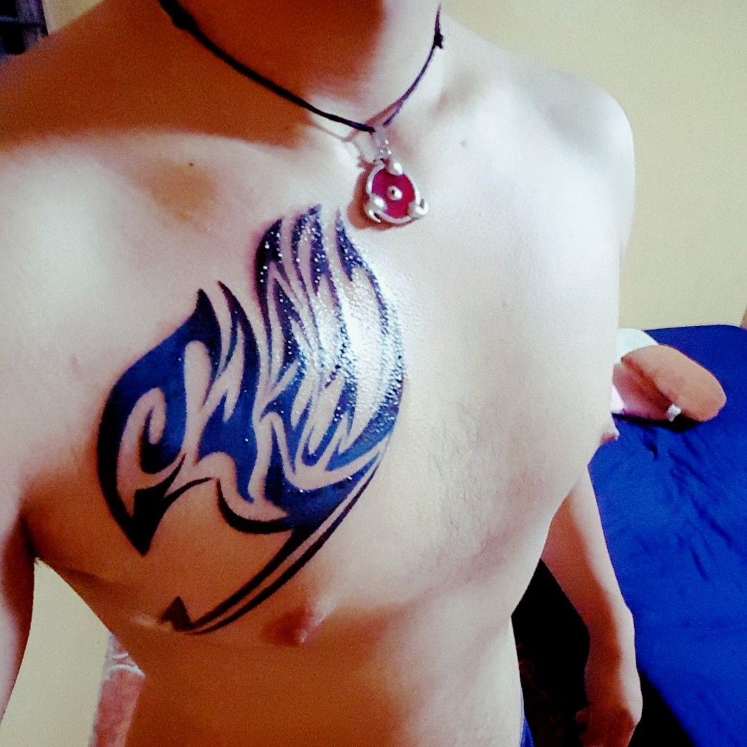 Tiny Fairy Tail Symbol Tattoo On Hand