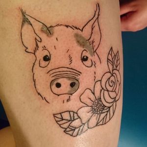 Pig in progress.