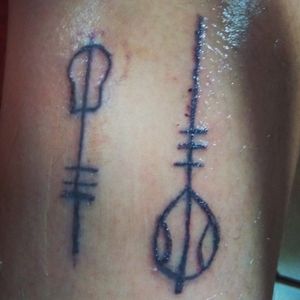 Did this symbol on my special friend this is when I was starting...