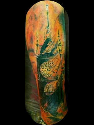 "Hay hombres que sólo quieren ver arder el mundo."Haz tu cita! #tattoos #colortattoo #tatuajes #arte #mexicantattoo #flames #fire #diseño #design #draw #paint #pintura #oaxacatattoo #oaxaca