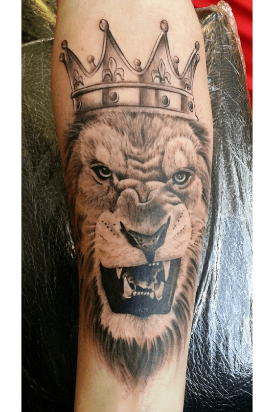 Tattoo uploaded by seamus Fitzsimons • King of the Jungle • Tattoodo