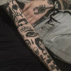 Hand, tatto