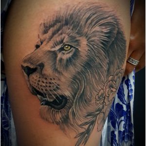 Leo... #lion #liontattoo #bigfive #custominktattooing 