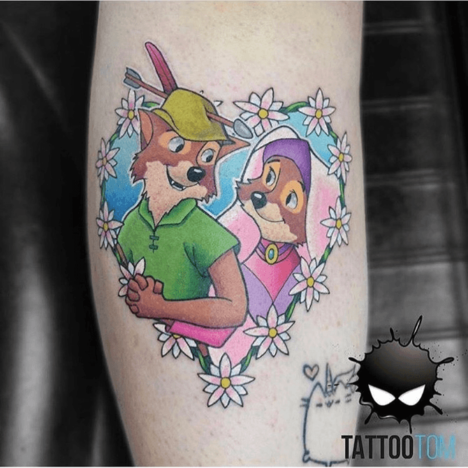 Buy Watercolour Robin Hood Tattoo Design Print Online in India  Etsy