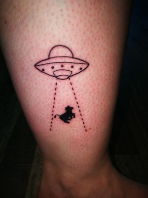 I like alien stuff thought this was a funny tattoo I love it.