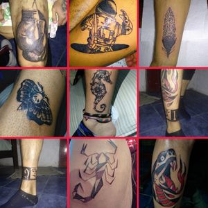 Collage tattoo