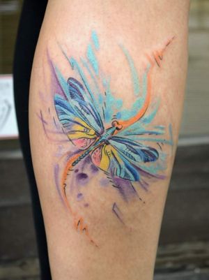#dragonfly #colorful #spiritual#firstattoo 