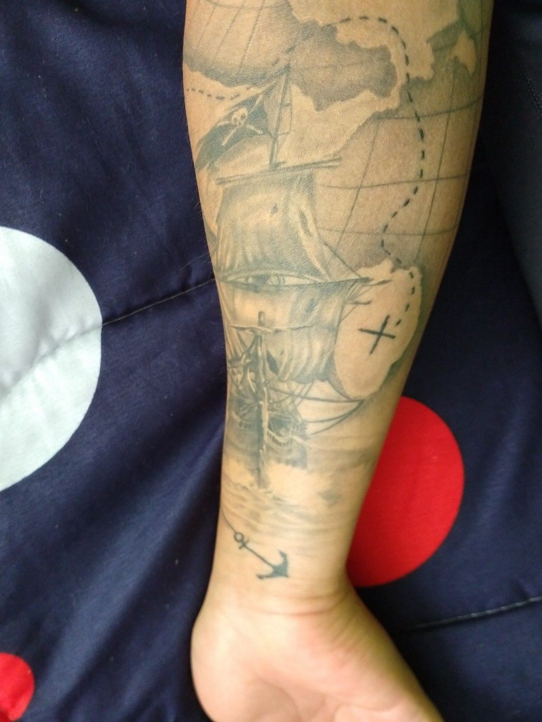 50 World Map Tattoo Designs For Men  Adventure The Globe