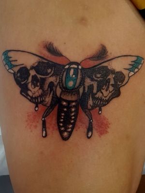Nice deathmoth I had done in Spain