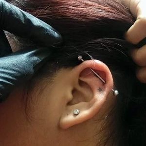 Industrial and a second earlobe 