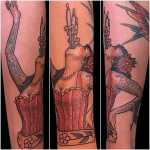 Tattoo by artist Neal Aultman.See more of Neal's work here: http://www.larktattoo.com/long-island-team-homepage/neal-aultman/.. . . .#circus #circustattoo #swordswallower #swordswallowertattoo #colortattoo #traditionaltattoo #sideshow #sideshowtattoo #tattooswithtattoos #swordswallowing #swordswallowingtattoo #tattoo #tattoos #tat #tats #tatts #tatted #tattedup #tattoist #tattooed #inked #inkedup #ink #tattoooftheday #amazingink #bodyart #tattooig #tattoosofinstagram #instatats  #larktattoo #larktattoos #larktattoowestbury #westbury #longisland #NY #NewYork #usa #art