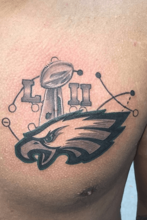 Tattoo uploaded by Mike Fabrizio Jr. • Philadelphia Eagles • Tattoodo