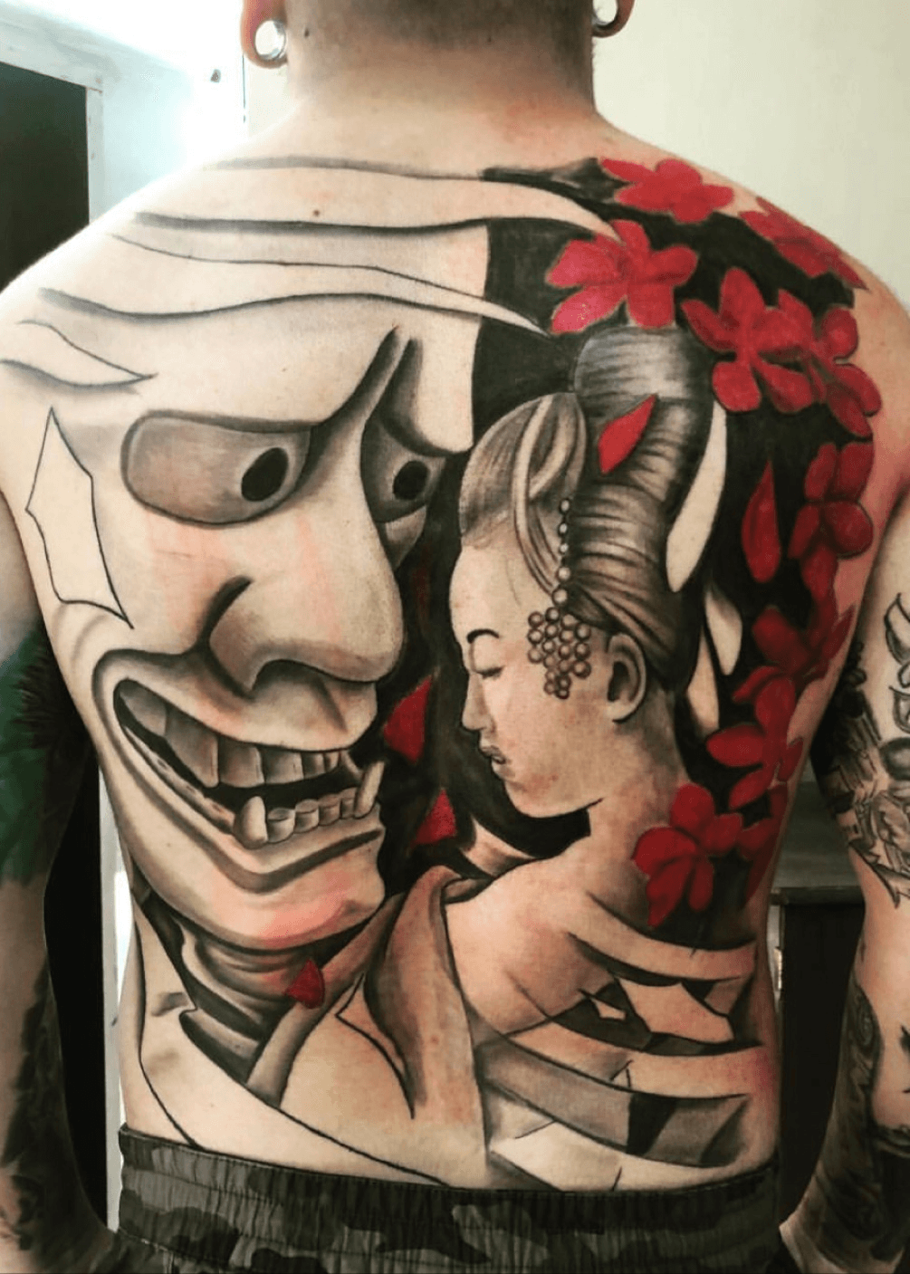70 Colorful Japanese Geisha Tattoos  Meanings and Designs 2019