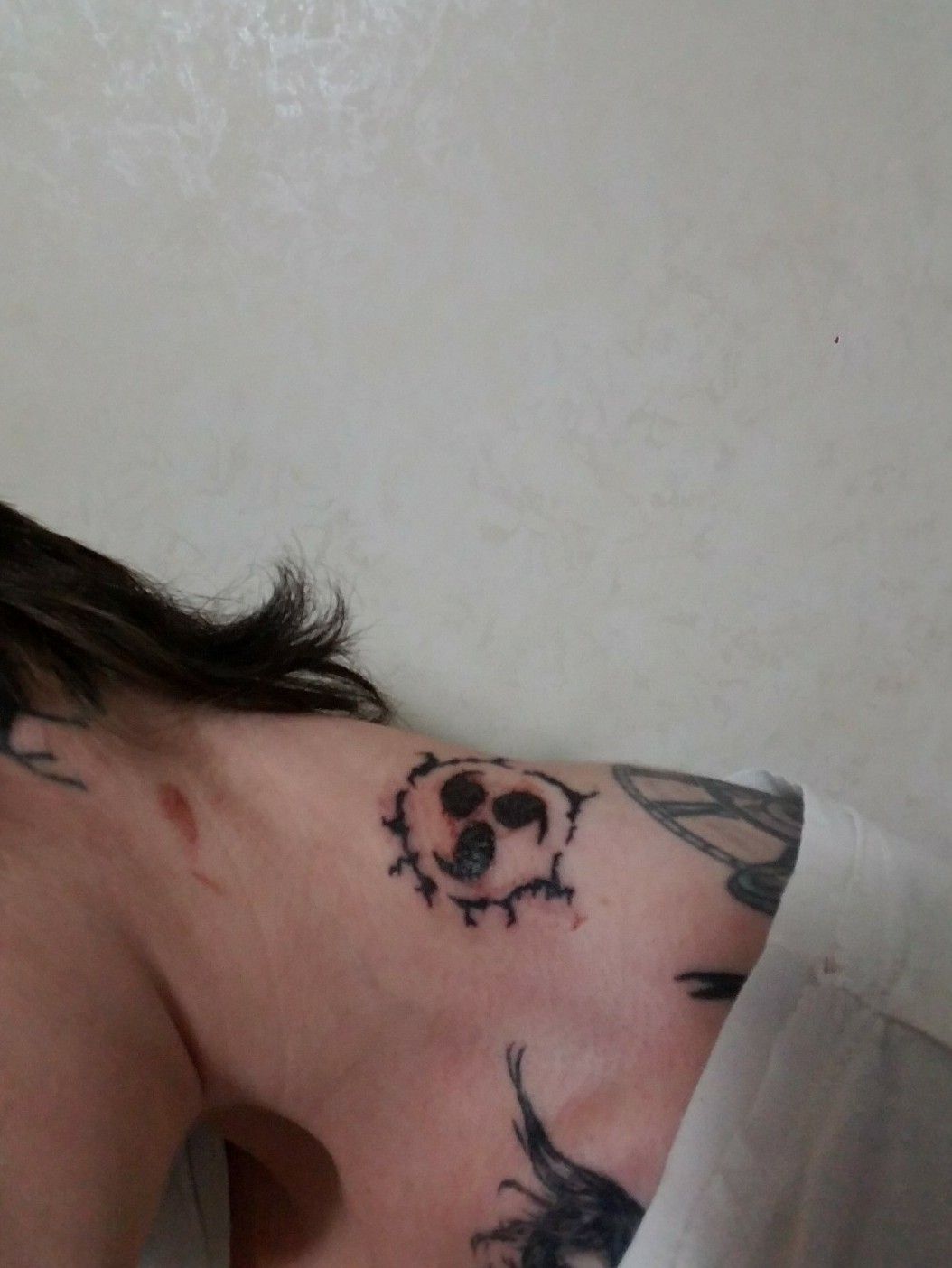 Sasuke curse mark I tattoo in two session since I'm injured hope u all like  it so far I drew it off the pics we… | Aztec tattoos sleeve, Anime tattoos,  Cute