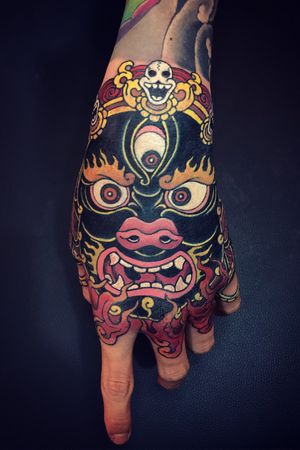 Mahakala done at @newchoicetattoo 