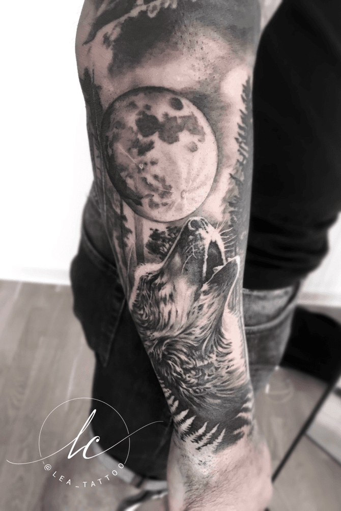Moon and Stars Tattoos for Sky Lovers  Art and Design