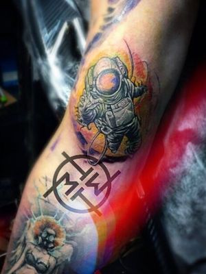 #tattoo #tattoominsk#tattooart #minsk#belarus #spaceman #colortattoo 