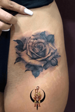 Rose done by Edward #gamefacetattoo #orlando #florida #blackandgray #rose 