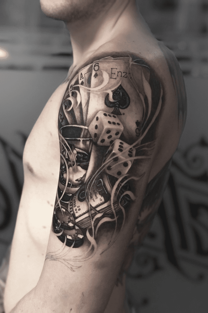 Gambling Tattoo Designs and Meaning  Top 12 Symbols for Casino Enthusiasts