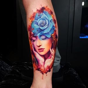Tattoo by Clayton Dias #flower #fullcolor 