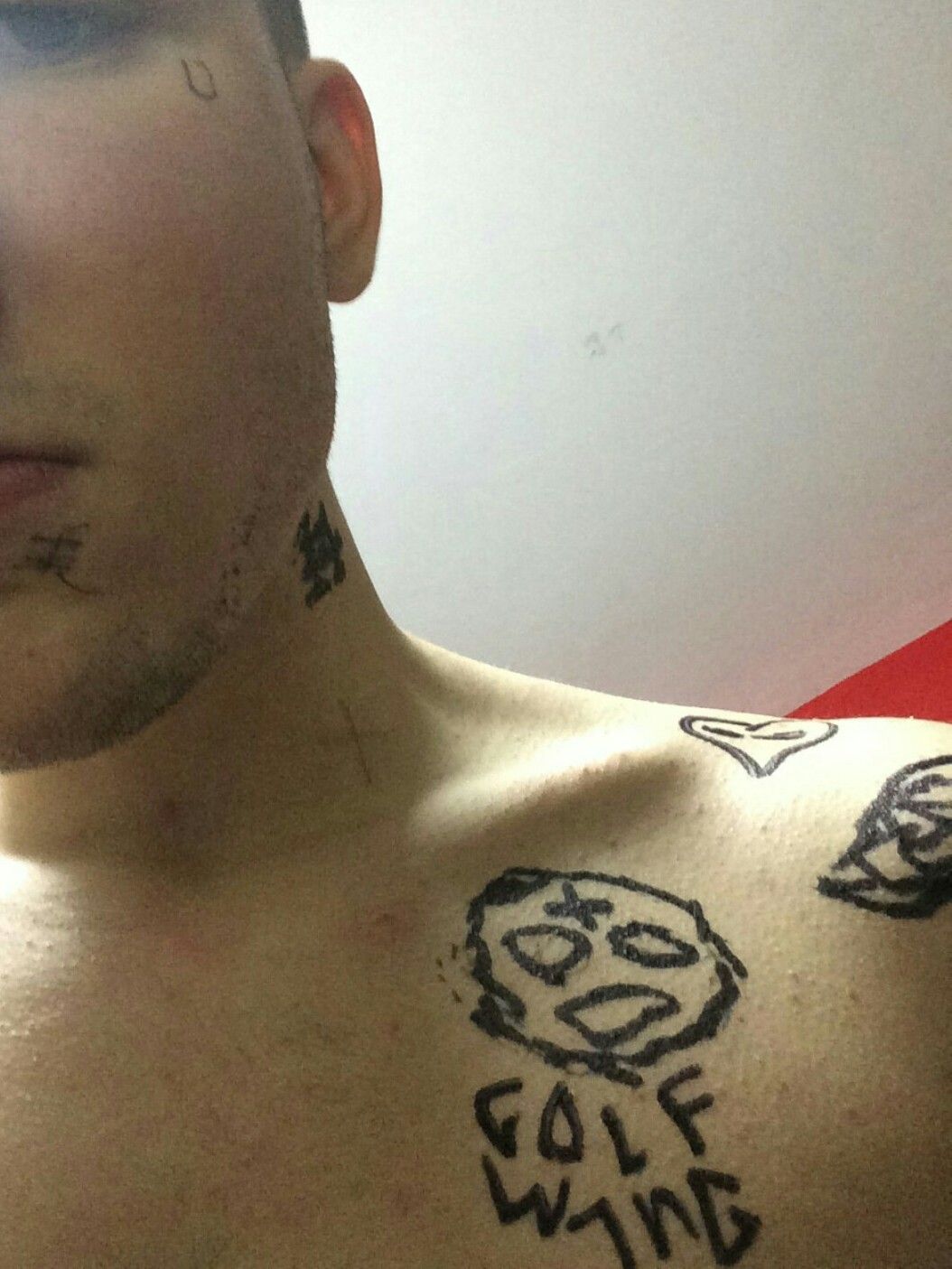 Tyler the Creator Gets Guardian Angel Inhaler Tattoo
