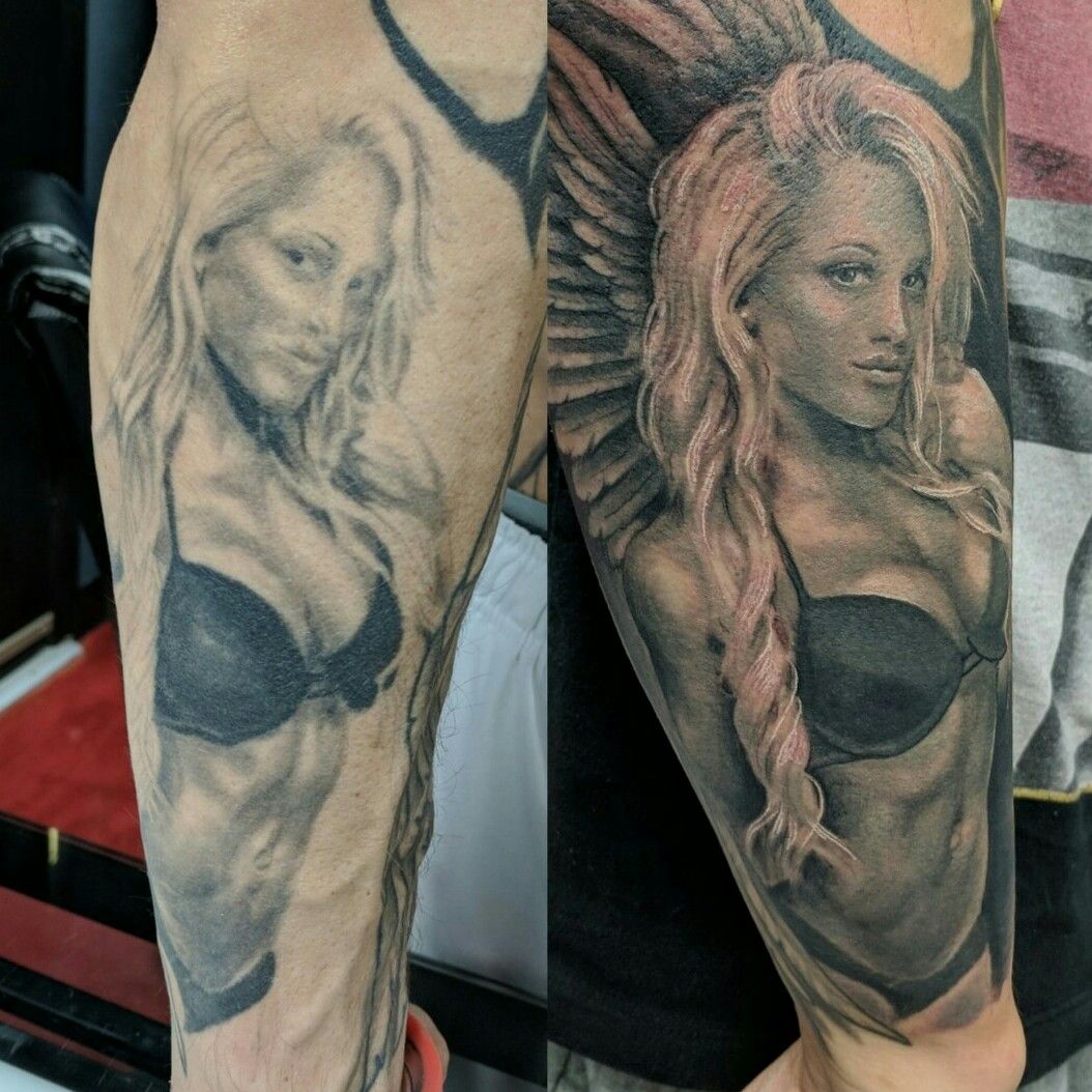 Before  After Tattoo Removal After 3 Sessions