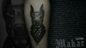 #tattoo #dogtattoo #dog #tattooartist #makartattoo