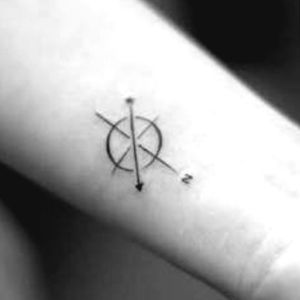 simple orientation tattoo #compass #simple #nice 
