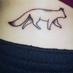 BFF fox tattoo by Brandi Davis at evolution 