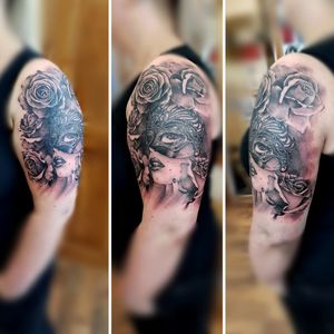 #dktattoos #dagmara #kokocinska #coventry #coventrytattoo #coventrytattooartist #coventrytattoostudio #emeraldink #emeraldinkltd #emeraldinkcoventry #rose #rosetattoo #roses #rosestattoo #ladytattoo #ladyinmask #ladyinmasktattoo #tattoo #tattoos #tattooideas #tatt #tattooist #tattooshop #tattooedgirl #tattooforgirls #killerbee #immortalinnovations 