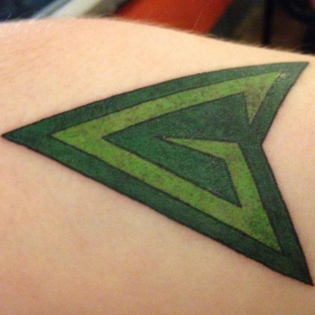 green arrow tattoo designs