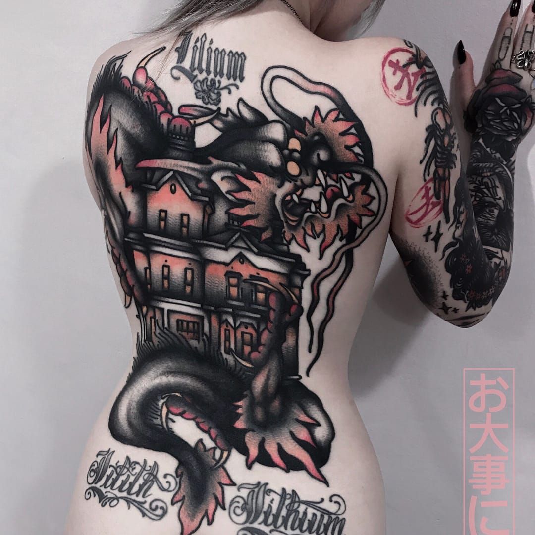 Tattoo done by Shin Kemumaki Smog House Tattoo  rtattoo