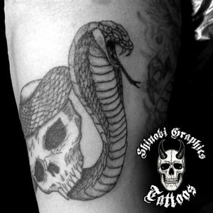 Cool cobra coiled around a skull #tattoo #tattoos #tat #ink #inked #tattooed #skull #skulltattoo #knife #knifetattoo #tattoist #art #design #instaart #instagood #sleevetattoo #photooftheday #tatted #instatattoo #bodyart #tatts #tats #amazingink #tattedup #inkedup #inkedmag #inkedmagazine #snaketattoo #snake #cobra #shinobigraphicstattoos #shinobi #graphics