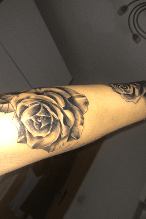 #blackandgrey #rose #realistic #tattooart 