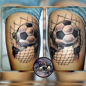 Fútbol... Black and grey... #realismo #tattoolife #tattoolove #JDArt #JDTattoo Bogotá-Colombia 