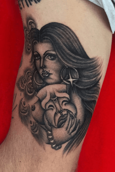 #fineline #finelinetattoo #blackandgrey #blackandgreytattoo #blackwork #blackworktattoo #chicano #brooklyntattoo #nyc