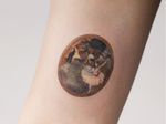 Tattoo by Saegeem #Saegeem #finearttattoos #finearttattoo #fineart #painting #Degas #realistic #replica #realism #impressionism #watercolor #ballet #balletdancer #dancer #floral