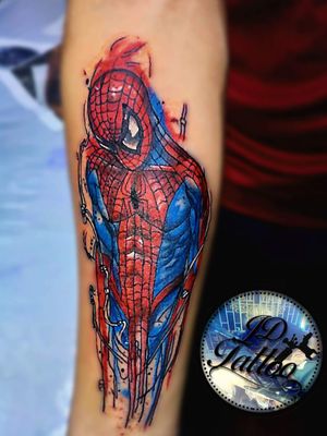 Tattoo spiderman... Full color... #fullcolortattoo #eternalink #spidermantattoo #JDArt #JDTattoo Bogotá-Colombia... 