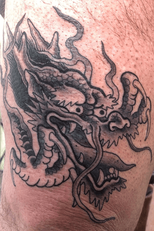 Lucky Dragon by @ross_starcrossed at Star Crossed Tattoo in Hong Kong 