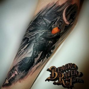 black raven tattoo