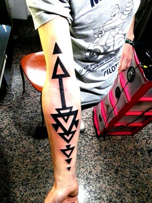 Geometric tattoo 💕#tattooforlife 