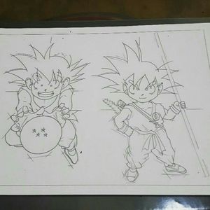 Goku em sketch...🌙 #desenhos #drawings #designs #tattoodesigns #tattoogeeks #sketchtattoo #anime #inkgirl #lineart #fineline #dragonball #goku #fanart #art https://www.instagram.com/cassio_drawings/