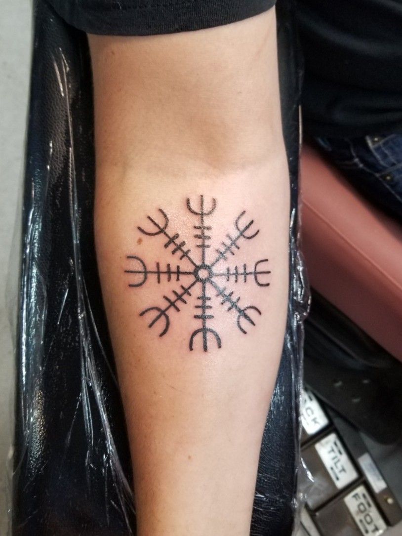 The Helm of Awe is an ancient Norse  Wicked Ink Tattoos  Facebook