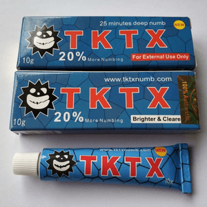 Tattoo blue tktx numbing cream, can numb 2-3 hours .