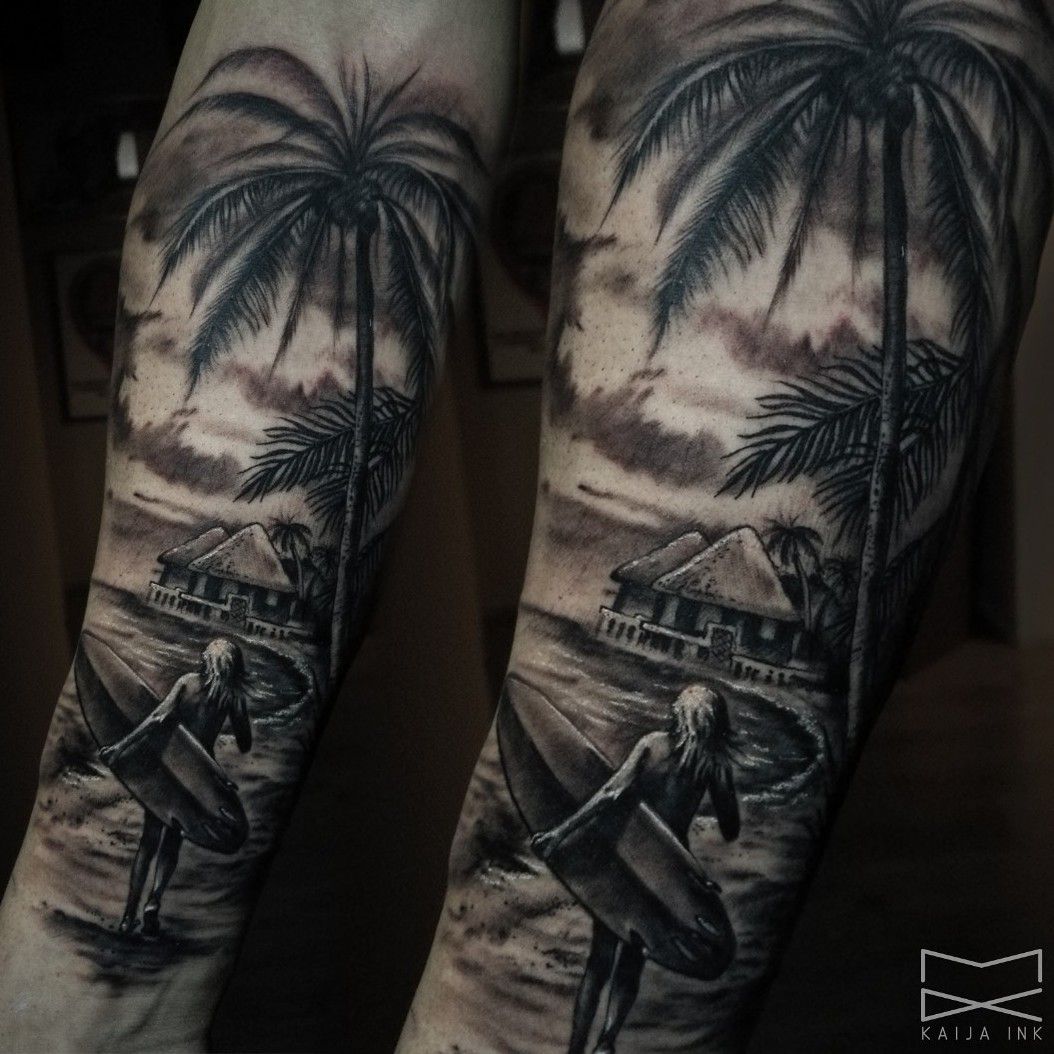 beach palm tree tattooTikTok Search