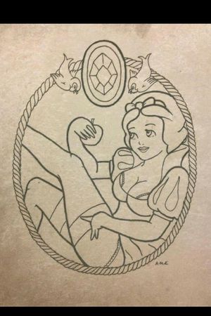 Snow White Disney Tattoo