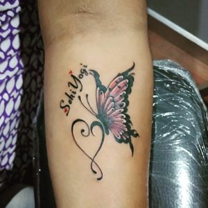 Butterfly tattoo design 