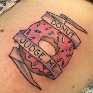 Donut🍩#donuts #donut #pink #pinktattoo 