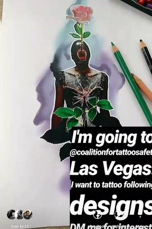 I'm going to @coalitionfortattoosafetyLas Vegas.I want to tattoo following designsEmail me for interest! Inkedbymario@gmail.com 